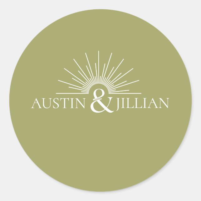 Adesivo Esquadrão Mínimo Elegante de Envelope Moderno de C (Frente)