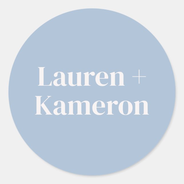 Adesivo Esquadrão Mínimo Elegante de Envelope Moderno de C (Frente)