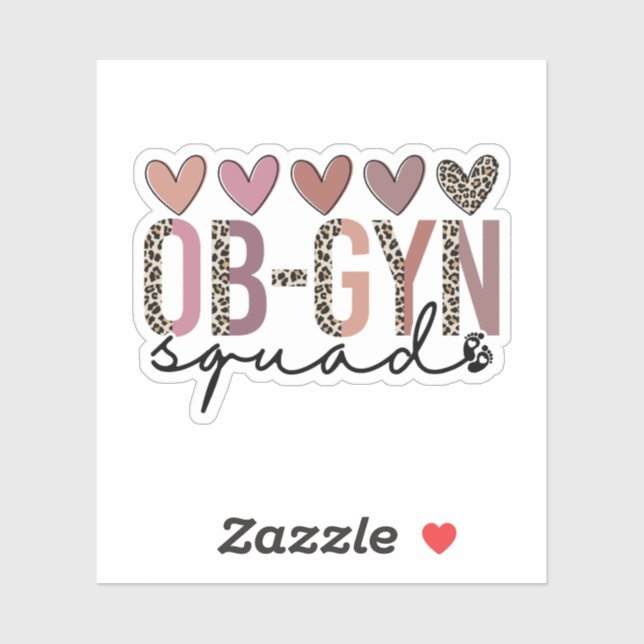 Adesivo Esquadrão OB GYN (Folha)