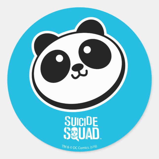 Adesivo Esquadrão Suicida | Logotipo Panda Purveyors (Frente)