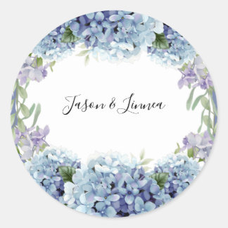 Adesivo Esqueça-Me-Não Flores Aquarela Elegante