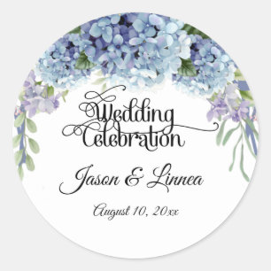 Adesivo Esqueça-Me-Não Flores Aquarela Elegante