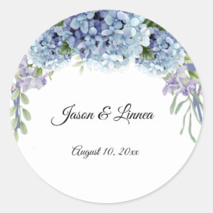 Adesivo Esqueça-Me-Não Flores Aquarela Elegante