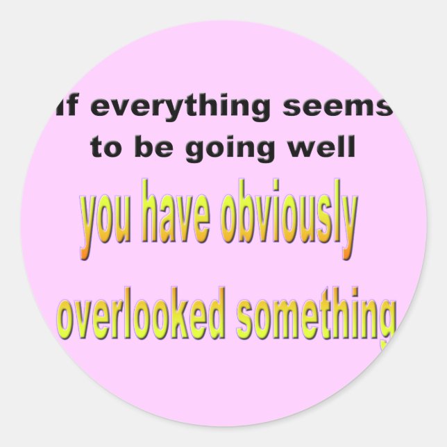 Adesivo Esqueceu algo (Frente)