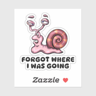 Adesivo Esqueci-me de onde estava indo para o Caracol