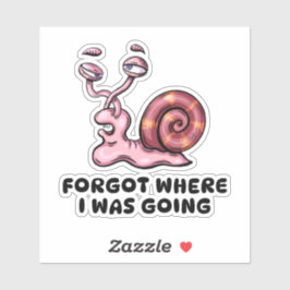 Adesivo Esqueci-me de onde estava indo para o Caracol