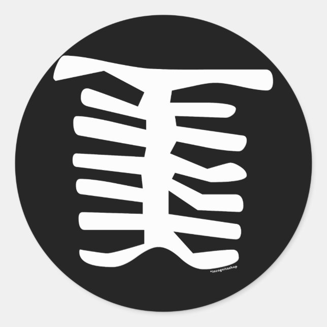 Adesivo Esqueleto (Frente)