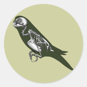 Adesivo Esqueleto de Budgie