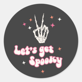 Adesivo Esqueleto de Grooven de Halloween