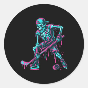 Adesivo Esqueleto de hóquei Drip Boys Sorvete Drip Juventu