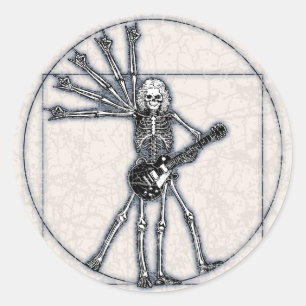 Adesivo Esqueleto de Vitruvian