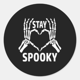 Adesivo Esqueleto Divertido Mãos Pocket Heart Halloween C