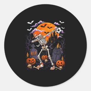 Adesivo Esqueleto fazendo dabbing fantasia de Halloween jo
