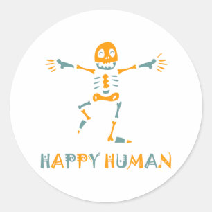 Adesivo Esqueleto humano feliz