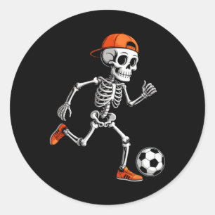 Adesivo Esqueleto Jogando Futebol Meninos Homens Funny Hal