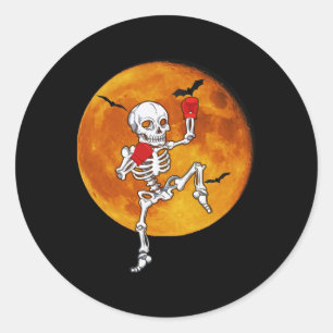 Adesivo Esqueleto Muay Thai Halloween Kickboxing Mma