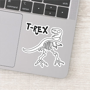 Adesivo Esqueleto T-REX