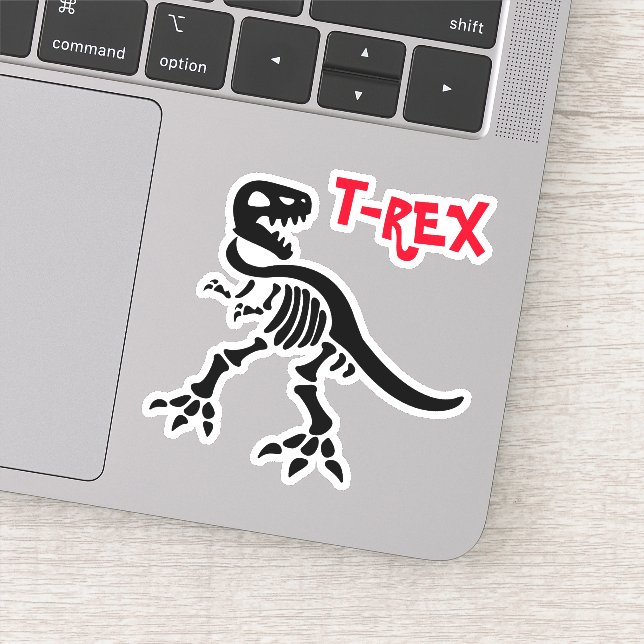 Adesivo Esqueleto T-REX (Detalhe)