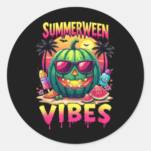Adesivo Esqueleto Verão Vibes de Summerween Melancia Jack-