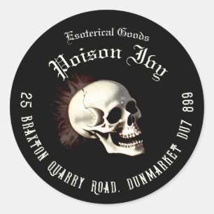 Adesivo Esqueletos Dançantes da Morte Negra Dia das Bruxas