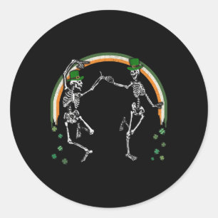 Adesivo Esqueletos de dança do Dia de São Patrício