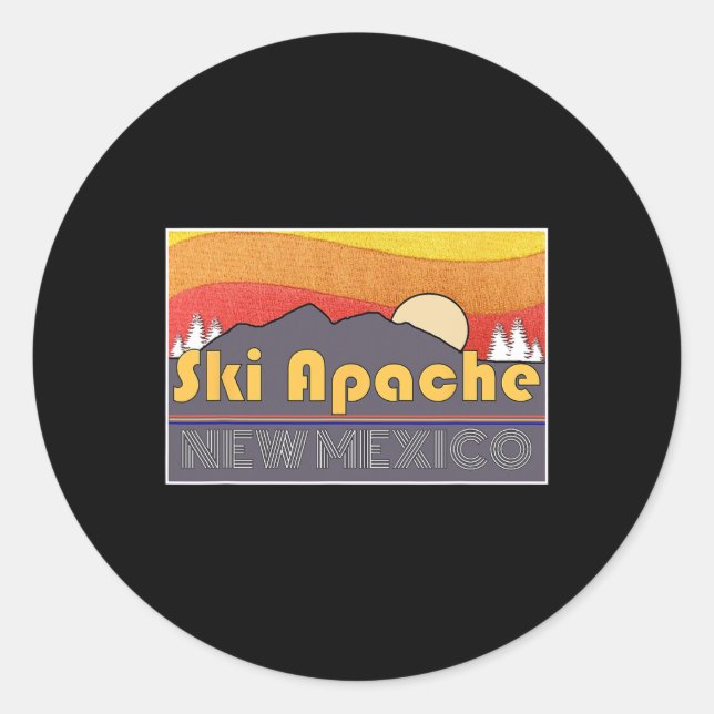 Adesivo Esqui Apache Novo México  (Frente)