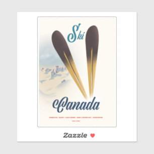 Adesivo Esqui Canadá
