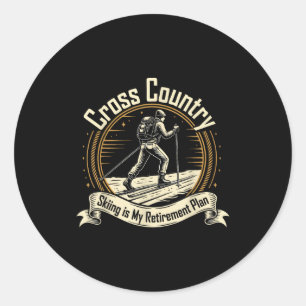 Adesivo Esqui cross country é para os amantes de esqui na