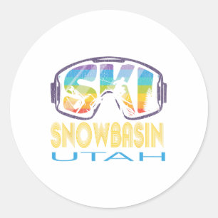 Adesivo Esqui de neve em férias de esqui em Utah