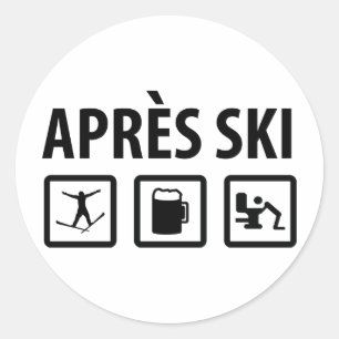 Adesivo esqui dos apres