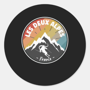 Adesivo Esqui Em França Les Deux Alpes