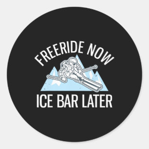 Adesivo Esqui em Pó Freeriding Freeride Agora Gelo R Mais