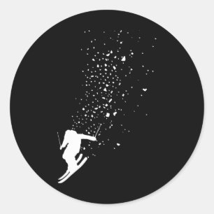 Adesivo Esqui - Esqui Estilo Livre Esqui Livre Esportes De