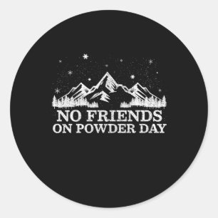 Adesivo Esqui Esqui - Sem Amigos No Dia Do Pó De Neve Gif