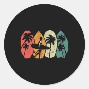 Adesivo Esqui na praia de skimboarding vintage Skimboard H