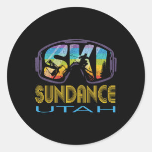 Adesivo Esqui Sundance Utah Férias de Esqui 