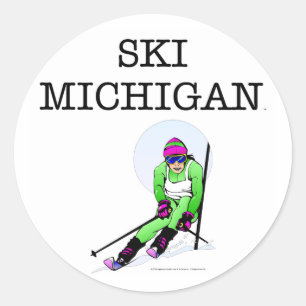 Adesivo Esqui SUPERIOR Michigan