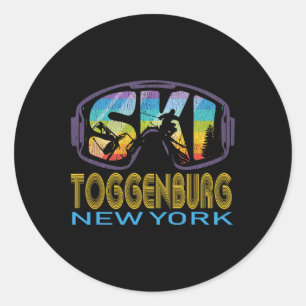 Adesivo Esqui Toggenburg Férias de Esqui em Nova York 