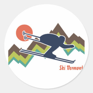 Adesivo Esqui Vermont