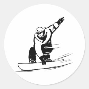 Adesivo Esquiador de Neve Esqui Na Neve Ama Esportes Fitne