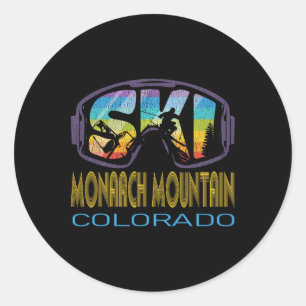 Adesivo Esquiar em Monarch Mountain Colorado Férias de Esq