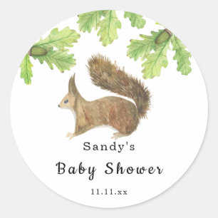 Adesivo Esquilo - Chá de fraldas