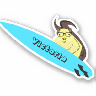 Adesivo Esquilo Malvado #2217 Surfe