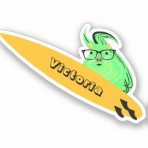 Adesivo Esquilo Malvado #2325 Surfe