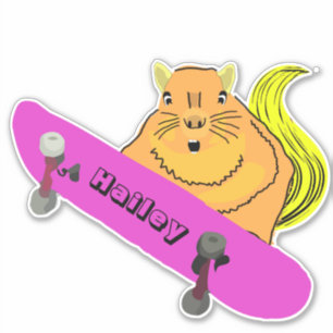 Adesivo Esquilo Malvado #269 Hailey Skateboard