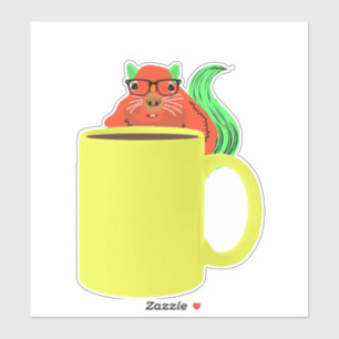 Adesivo Esquilo Malvado #340