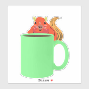 Adesivo Esquilo Malvado #356