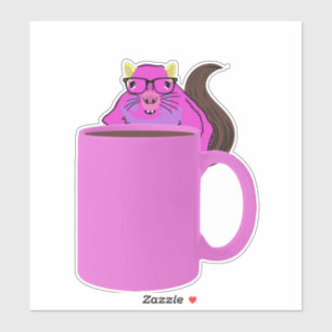 Adesivo Esquilo malvado #514