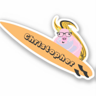 Adesivo Esquilo Malvado #719 Surfe