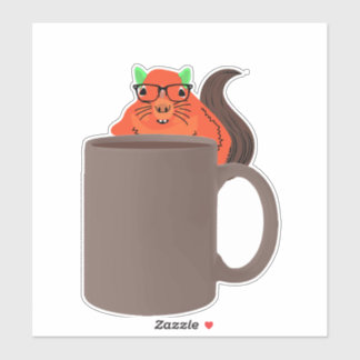 Adesivo Esquilo Malvado #722